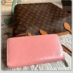 AUTHENTIC LOUIS VUITTON SPAIN PINK BALLERINE ZIPPY WALLET